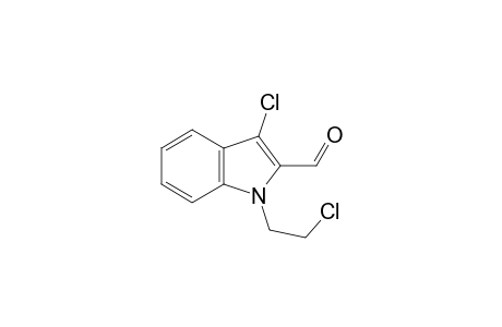 3-Chloro-1-(2-chloroethyl)-1H-indole-2-carbaldehyde