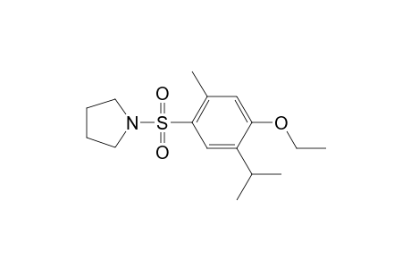 1-{[4-ethoxy-2-methyl-5-(propan-2-yl)benzene]sulfonyl}pyrrolidine