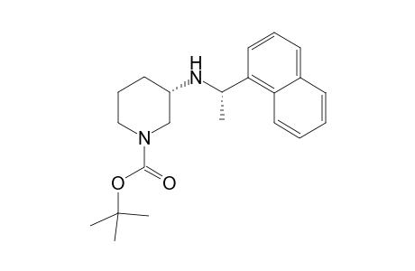 (3S)-3-[1-(Naphtalen-1-yl)-(S)-1-ethylamino]-1-(tert-butyloxycarbonyl)piperidine