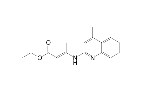 Ethyl 3-[(4-methylquinolin-2-yl)amino]but-2-enoate