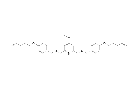 4-Methoxy-2,6-bis[4-(pent-4-enyloxy)phenylmethyloxymethyl]pyridine