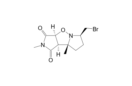 (3aS,6R,8aR,8bR)-6-Bromomethyl-2,8a-dimethylhexahydrodipyrrolo[1,2-b;3',4'-d]isoxazole-1,3-dione