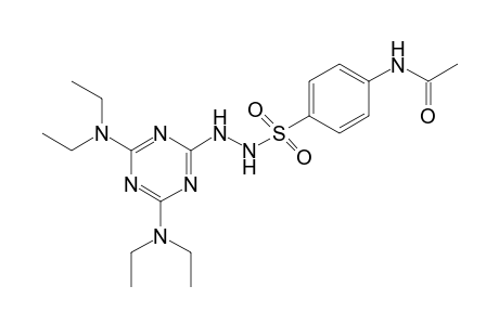 N-acetylsulfanilic acid, 2-[4,6-bis(diethylamino)-s-triazin-2-yl]hydrazide
