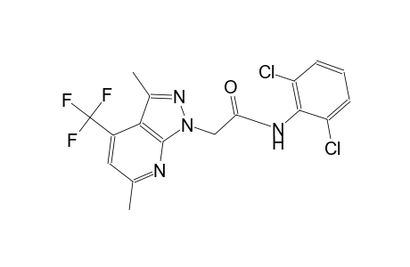 1H-pyrazolo[3,4-b]pyridine-1-acetamide, N-(2,6-dichlorophenyl)-3,6-dimethyl-4-(trifluoromethyl)-
