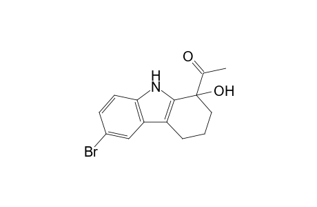 1-(6-Bromo-1-hydroxy-2,3,4,9-tetrahydro-1H-carbazol-1-yl)ethanone
