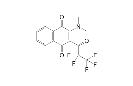 2-(Dimethylamino)-3-(perfluoropropionyl)-1,4-naphthoquinone