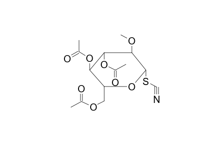 2-O-METHYL-3,4,6-TRI-O-ACETYL-1-THIOCYANATO-BETA-D-GLUCOPYRANOSE