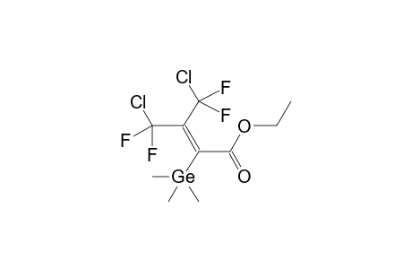 ETHYL 3,3-BIS(CHLORODIFLUOROMETHYL)-2-TRIMETHYLGERMYLACRYLATE