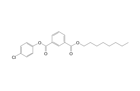 Isophthalic acid, 4-chlorophenyl octyl ester