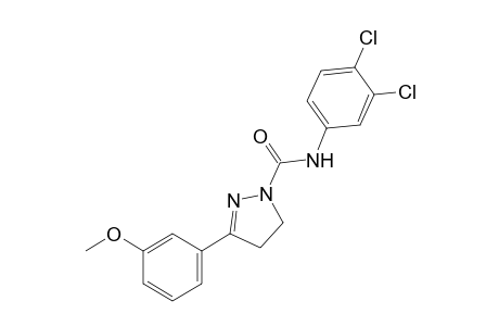 3',4'-dichloro-3-(m-methoxyphenyl)-2-pyrazoline-1-carboxanilide