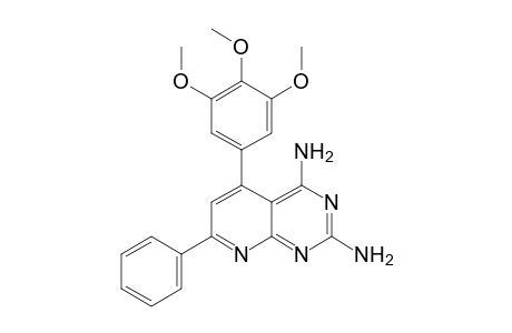 2,4-Diamino-7-phenyl-5-(3,4,5-trimethoxyphenyl)-pyrido[2,3-d]pyrimidine
