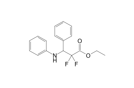 3-Anilino-2,2-difluoro-3-phenyl-propionic acid ethyl ester