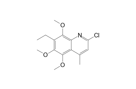 2-Chloro-5,6,8-trimethoxy-7-ethyl-4-methylquinoline