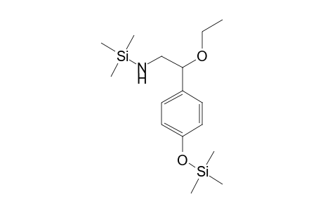 N-(2-Ethoxy-2-(4-[(trimethylsilyl)oxy]phenyl)ethyl)(trimethyl)silanamine