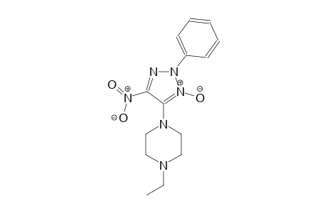 1-ethyl-4-(5-nitro-3-oxido-2-phenyl-2H-1,2,3-triazol-4-yl)piperazine
