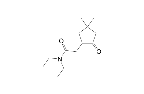 N,N-DIETHYL-2-(4,4-DIMETHYL-2-OXOCYCLOPENTYL)-ACETAMIDE