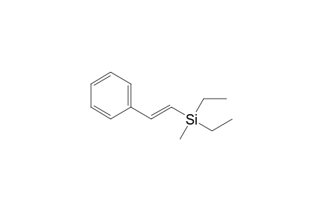 (E)-1-phenyl-2-(diethylmethylsilyl)ethylene