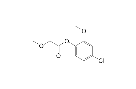 2-Methoxyacetic acid, 2-methoxy-4-chlorophenyl ester