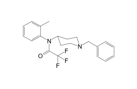 N-(1-Benzylpiperidin-4-yl)-2,2,2-trifluoro-N-(2-methylphenyl)acetamide