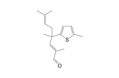(E)-2,4,7-Trimethyl-4-(5-methylthiophen-2-yl)oct-2,6-dienal