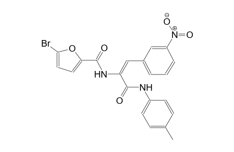 5-bromo-N-[(E)-2-(3-nitrophenyl)-1-(4-toluidinocarbonyl)ethenyl]-2-furamide