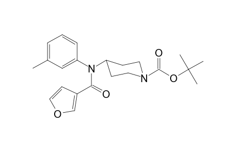 tert-Butyl 4-[(3-methylphenyl)(furan-3-carbonyl)amino]piperidine-1-carboxylate