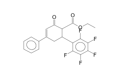 3-PHENYL-5-PENTAFLUOROPHENYL-6-CARBOETHOXY-2-CYCLOHEXENONE