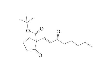t-Butyl 2-oxo-1-(3'-oxo-2'-octen-1'-yl)-cyclopentane-1-carboxylate