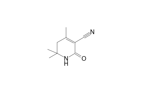 2,2,4-trimethyl-6-oxidanylidene-1,3-dihydropyridine-5-carbonitrile
