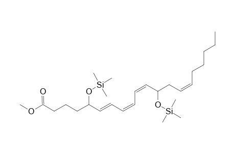 Methyl 5,12-di(trimethylsiloxy)eicosan-6(E),8(Z),10(Z),14(Z)-tetraenoate