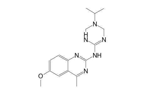 2-quinazolinamine, 6-methoxy-4-methyl-N-[1,4,5,6-tetrahydro-5-(1-methylethyl)-1,3,5-triazin-2-yl]-