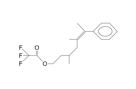 (3R,5E)-3,5-Dimethyl-6-phenyl-5-hepten-1-yl trifluoroacetate