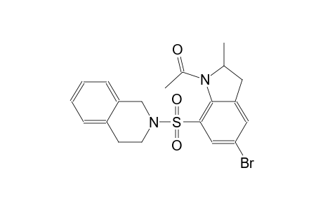 isoquinoline, 2-[(1-acetyl-5-bromo-2,3-dihydro-2-methyl-1H-indol-7-yl)sulfonyl]-1,2,3,4-tetrahydro-