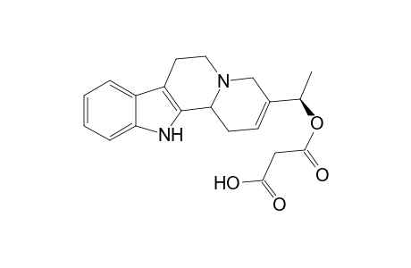 Malonic acid mono-[(R)-1-(1,4,6,7,12,12b-hexahydro-indolo[2,3-a]quinolizin-3-yl)-ethyl]ester