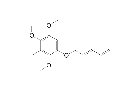 Benzene, 1,2,4-trimethoxy-3-methyl-5-(2,4-pentadienyloxy)-, (E)-