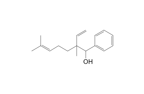 2-Ethenyl-2,6-dimethyl-1-phenyl-5-hepten-1-ol