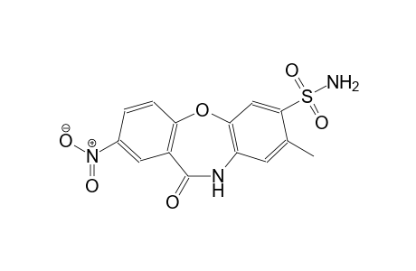 dibenzo[b,f][1,4]oxazepine-7-sulfonamide, 10,11-dihydro-8-methyl-2-nitro-11-oxo-