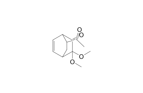 7-Acetyl-3,3-dimethoxybicyclo[2.2.2]oct-5-ene-2-one