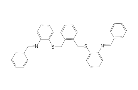1,2-Bis[2'-(benzylideneimino)phenylsulfanylmethyl]benzene