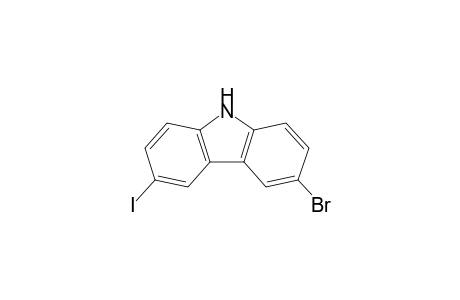 3-Bromanyl-6-iodanyl-9H-carbazole