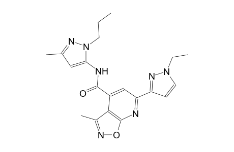 isoxazolo[5,4-b]pyridine-4-carboxamide, 6-(1-ethyl-1H-pyrazol-3-yl)-3-methyl-N-(3-methyl-1-propyl-1H-pyrazol-5-yl)-