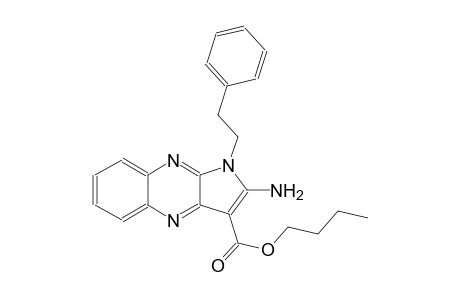 1H-pyrrolo[2,3-b]quinoxaline-3-carboxylic acid, 2-amino-1-(2-phenylethyl)-, butyl ester