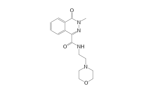 3-methyl-N-[2-(4-morpholinyl)ethyl]-4-oxo-3,4-dihydro-1-phthalazinecarboxamide