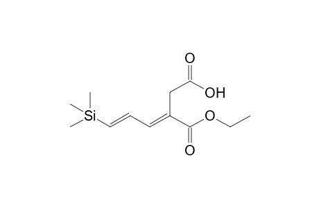 (3E,5E)-3-carbethoxy-6-trimethylsilyl-hexa-3,5-dienoic acid