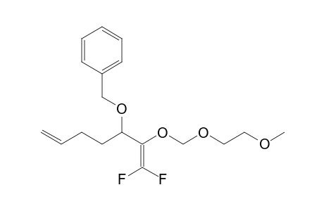 3-Benzyloxy-1,1-difluoro-2-[(2'-methoxyethoxy)methoxy]hepta-1,6-diene