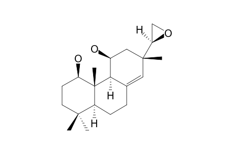 LEUCOPHLEOXOL;15R,16-EPOXY-8(14)-ISOPIMARENE-1-BETA,11-BETA-DIOL