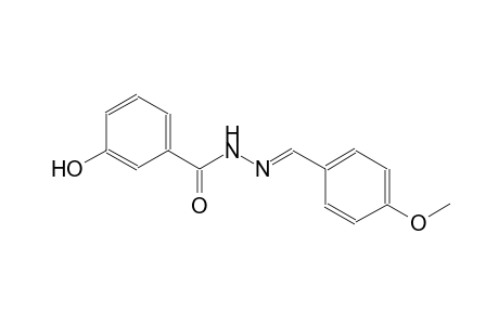 benzoic acid, 3-hydroxy-, 2-[(E)-(4-methoxyphenyl)methylidene]hydrazide