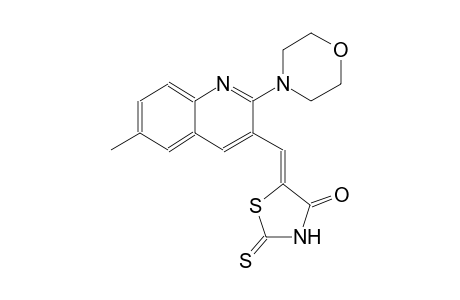 4-thiazolidinone, 5-[[6-methyl-2-(4-morpholinyl)-3-quinolinyl]methylene]-2-thioxo-, (5Z)-