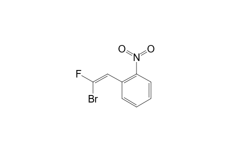 1-BROMO-1-FLUORO-2-(ORTHO-NITROPHENYL)-ETHENE;CIS-ISOMER