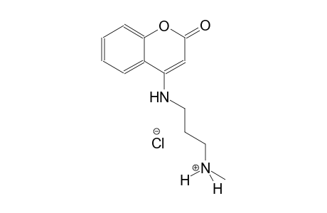 1-propanaminium, N-methyl-3-[(2-oxo-2H-1-benzopyran-4-yl)amino]-, chloride